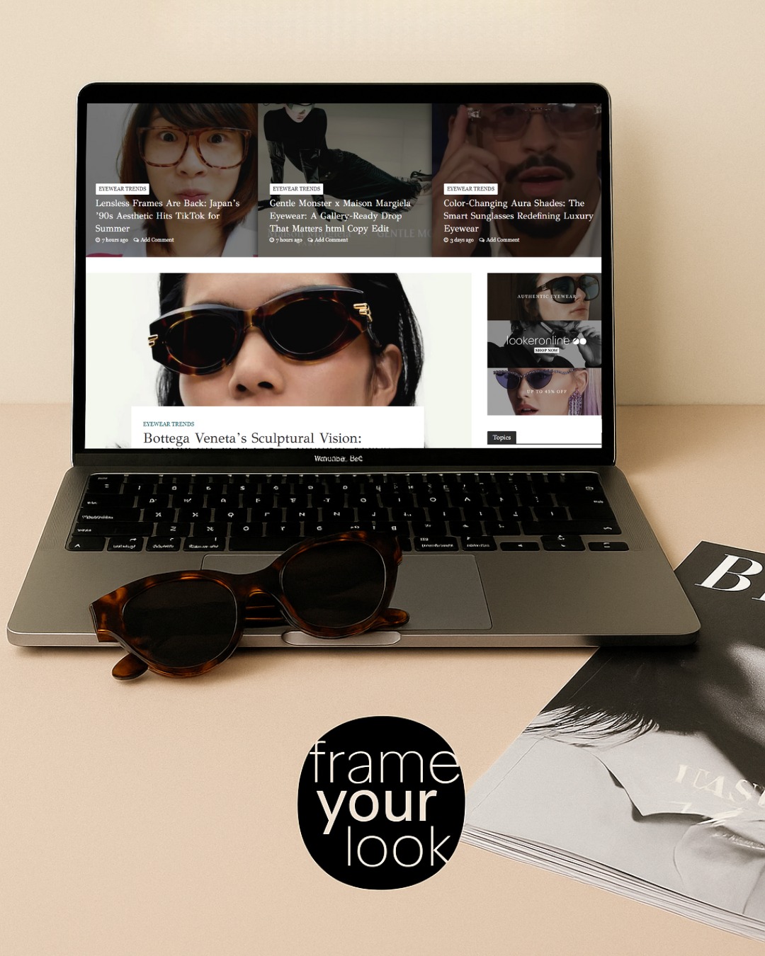 ✨ Just dropped: Frame Your Look — our new digital magazine.
Not a trend report, not a style manual.
It’s a vibe. A vision. A way of seeing what’s next—through the lens of eyewear.
🖤 Culture, fashion, everyday moments—frame by frame. Read the magazine 👉 https://magazine.lookeronline.com #frameyourlook #lookeronline #magazine #fashion #blog #sunglasses