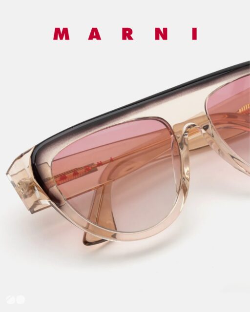 A little strange.
A little bold.  Very Marni.  Discover the SS2026 eyewear collection.  #LookerOnline #Marni #MarniEyewear #MarniSS26 #sunglasses #SS2026